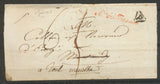 1818 Lettre en franchise  Déboursé DEB.53/MONTMEDY 34*10mm MEUSE(53) X3151