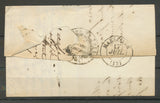 1836 Lettre Griffe Directeur des Douanes à Toulon + CAD T13 Toulon-sur-mer X3170