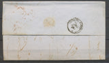 1851 PARIS Lettre Taxe 25 CAD ( J ) PARIS ( J ) Rouge. Rare. X3180