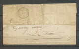 1848 Lettre CAD T15 LA-COTE-ST-ANDRE en local à 1 décime. X3252