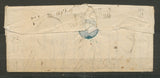 1829 Lettre Rarissime marque Deboursé DEB.67/WISSEMBOURG BAS-RHIN X3274