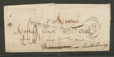 1829 Lettre Rarissime marque Deboursé DEB.67/WISSEMBOURG BAS-RHIN X3274