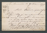 1875 CP 15c Obl LP Convoyeur Station COUL.G COULOMMIERS SEINE ET MARNE X3290