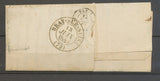 1845 Lettre 2d CAD T15 FAREMOUTIER + A2 POMMEUSE +1d rouge Seine & Marne X3295