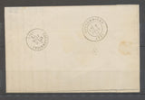 1872 lettre N60 Obl GC1172 Conv Station FAREMOUTIERS G.COUL SEINE ET MARNE X3307