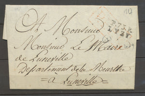 1817 Lettre Marque port payé P73P LYZY SEINE ET MARNE(73) Superbe X3344