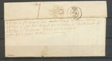 1842 Cursive 38 Mont-Sous-Vaudrey 46*10mm + T15 DOLE + Taxe 1 manus JURA X3409