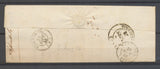 1846 Lettre cursive 8 Saurat + CAD T15 TARASCON-S-ARIEGE(8) Sup. X3412