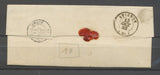 1852 lettre cursive 5 Reillanne + T15 Forcalquier(5) +BR E BASSES ALPES X3417