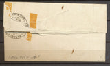 1822 Lettre En franchise Griffe Commandant de la Marine à Toulon. X3567