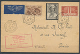 1936 Env. Grenoble Exposition 1er Service Postal Aérien 28/8-06/09 X3641