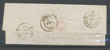 1861 Lettre CAD T22 FRESNEAUX-MONTCHEVREUIL + BR B DAMPIERRE OISE(58) X3678