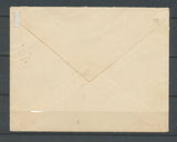 1917 Env. Obl Brest Finistère + Cachet violet Service à la mer - BREST X3720