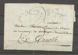 1824 Lettre marque linéaire 4/St Bonnet/GAP, SUP X3862