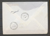 1975 Lettre GREVE DES P.T.T., griffe rouge + Cheffer 0.30 annulés X3883