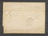 1845 Lettre marque linéaire 4/remollon + C.14 Gap, Superbe X3884