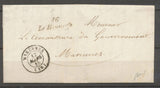 1848 Lettre Cursive 16/Le Brouage, type rare+C15 Marennes, CHARENTE INFre X3888