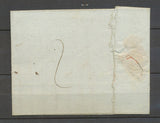 1810 Lettre marque linéaire P16P/COZES, 19*9,LILAS , CHARENTE INFre X3892