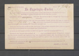 CP précurseur PRIVEE, LA TOPOLOGIE-TUCKER, 15c. Pour l'Allemagne, SUP X3937