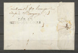 1819 Lettre marque déboursé DEB 43/MEUN-SUR-LOIRE 50*8 LOIRET X3984