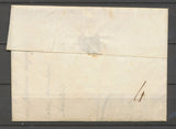 1821 Lettre marque linéaire P38P/ST AMOUR, 39*12 rouge, SUP X3988