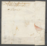 1770 Lettre marque manuscrit 'deb de guingamp', COTES DU NORD Superbe X4009
