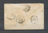 1875 enveloppe Crépol GC 1215 sur n°59 + n°60 + C.17, Superbe DROME X4027