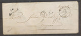 1852 env. Cursive 46/Aumont 20mm + C.15 Marveyols, LOZERE X4072