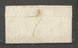 1825 Lettre marque linéaire P49P/MONTMIRAIL, brun-noir, MARNE X4077