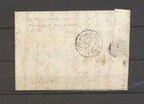 1824 Lettre 50/Arc/CHÂTEAU-VILAIN, paraphe de franchise, postes, SUP X4078
