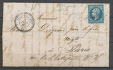 1860 4 Juin Ille-s-la-Tet, PC 1535 sur n°14, C.22 PYRENEES ORIENTALES X4087