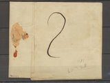 1811 Lettre marque linéaire P67P/WISSEMBOURG, 52*9, BAS-RHIN X4091