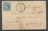 1868 Enveloppe Camaret GC 705 sur n°29 + C.22 VAUCLUSE X4101