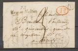 1838 Lettre Cursive 73/May-en-Multien + D : Crouy, SEINE ET MARNE X4162