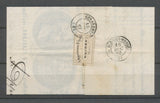 1863 Lettre N°22 GC 3217 CAD T22, rare car direction en 7/1864 VOSGES(82) X4560