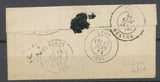 1873 Lettre N°60 convoyeur station GC REFAITS L’Hôpital L.St G LOIRE(84) X4573