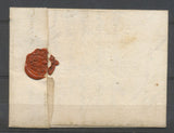 1706 Lettre marque manus. Iper (Ypres), occupation française Rare X4585