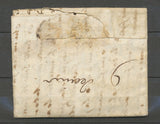 1811 Lettre Marque P58P/CHANTILLY. Pour l’Italie, 2 pièces connues X4630