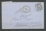 1877 Lettre Faymoreau-Puy-de-Serre(NIORT.A) Conv-station, sens très rare X4721