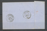 1877 Lettre Faymoreau-Puy-de-Serre(NIORT.A) Conv-station, sens très rare X4721