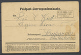 1870 Carte de Feldpost DAMMARTIN, K:PR:FELDPOST:RELAIS N°46, rare, SUP X4779