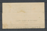 1873 Lettre Taxe 25c obl càd Brest, Variété chiffre 25 décalé, TB X4797