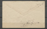 1887 Env. 5c Sage taxé à 20c + 5c dentelés noirs obl St Jean-Pied-de-Port X4801