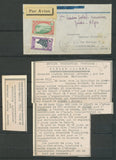 1933 Env. ZINDER-ALGER, vol BOUSCAT, TP Niger obl ZINDER 20.3.33, SUP X4857