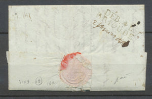 1812 Lettre marque DEB 41/BRIOUDE, 31x9, Superbe X4867