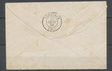 1866 Env. B.M.Bordeaux + 15c taxe x2 obl C 15 Bordeaux + "Mise en mer" RRR X4882