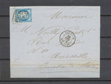 1874 Lettre AJACCIO/BAT.A VAP. Càd superbe + GC 2240/n°60, Superbe X4885