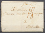 1769 Lettre Italia, manuscrit, de Bologne, très rare, Superbe X4889
