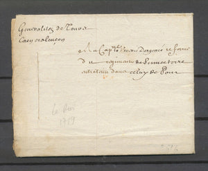 1719 Lettre  signée LOUIS (le roi), beau texte, Superbe X4918