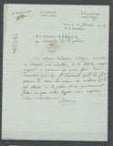 An 8 Lettre signée LEBRUN, 3eme Consul + "salut et attachement" de sa main X4922